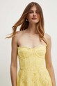 Bardot rochie CLARINA galben 59396DB
