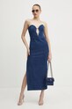 Дрехи Дънкова рокля Bardot ELENI 91391DB тъмносин