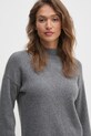 United Colors of Benetton rochie din lana 1244DV022 gri AW24