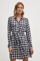 Šaty Pepe Jeans POLYS mini námořnická modř PL953606
