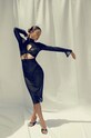 GOD SAVE QUEENS rochie ANGIE DRESS negru GSQ.3.313