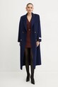 Obleka s primesjo volne Elisabetta Franchi AB63747E2 bordo AW24