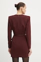 Oblečení Šaty z vlněné směsi Elisabetta Franchi AB63747E2 burgundské