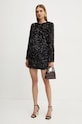Elisabetta Franchi rochie AB70347E2 negru AW24