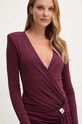 Elisabetta Franchi rochie AB71947E2 burgundia
