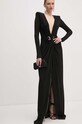 Elisabetta Franchi rochie AB72447E2 negru AW24