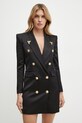 Elisabetta Franchi sukienka wełniana AB73047E2 czarny AW24