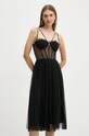 Сукня Elisabetta Franchi midi чорний AB73847E2