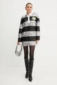 Šaty Elisabetta Franchi AB76347E2 strieborná AW24