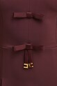 Šaty Elisabetta Franchi AB76547E2 burgundské