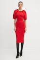 Elisabetta Franchi sukienka AM22M47E2 czerwony AW24