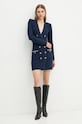 Elisabetta Franchi vestito con aggiunta di lana AM27S47E2 blu navy AW24