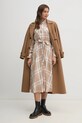 Barbour rochie LDR0859 bej AW24