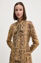 Платье Sisley коричневый 4YBMLV065