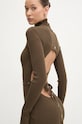 Aniye By vestito con aggiunta di lana marrone 181022