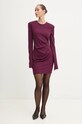 Платье Aniye By 181426 бордо AW24