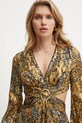 Шовкова сукня Marciano Guess LEOPARD 4BGK79.7219A золотий AW24