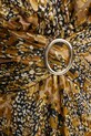 Шовкова сукня Marciano Guess LEOPARD 4BGK79.7219A золотий