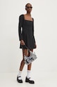 Šaty Abercrombie & Fitch KI159.4732.900 čierna AW24