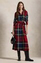 Polo Ralph Lauren sukienka z domieszką wełny casual czerwony 211922177