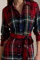 Polo Ralph Lauren sukienka z domieszką wełny czerwony 211922177