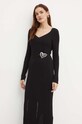 Сукня з домішкою вовни Twinset 242TP3440 чорний AW24