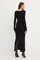 Odzież Twinset sukienka z domieszką wełny 242TP3440 czarny