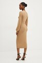 Šaty z vlněné směsi Twinset 242TP3591 béžová AW24