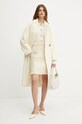 Сукня з домішкою вовни Twinset 242TP3670 бежевий AW24