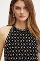 Twinset bársony ruha fekete 242TT2241