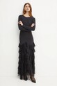 Twinset sukienka czarny 242TT2300
