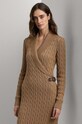 Odzież Lauren Ralph Lauren sukienka bawełniana 200808259 beżowy