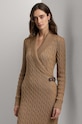 Odjeća Pamučna haljina Lauren Ralph Lauren 200808259 bež