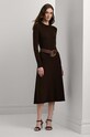 Шерстяное платье Lauren Ralph Lauren casual коричневый 200841666