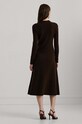 Шерстяное платье Lauren Ralph Lauren 200841666 коричневый AW24
