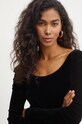 Boss Orange rochie de catifea 50524412 negru