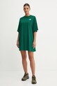 The North Face rochie Essential Tee Dress mini verde NF0A87NFNL11