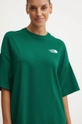 Obleka The North Face Essential Tee Dress zelena NF0A87NFNL11