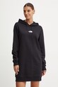Βαμβακερό φόρεμα The North Face Zumu Hooded Dress casual μαύρο NF0A89F8JK31