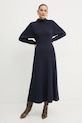 MAX&Co. sukienka wełniana 2426326014200 granatowy AW24