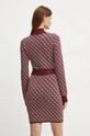 Odzież Guess sukienka LISE W4BK43.Z37K0 bordowy
