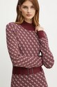 Guess sukienka LISE bordowy W4BK43.Z37K0