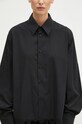 MM6 Maison Margiela vestito in cotone nero S52CT0781.MTJ011