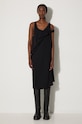 Ρούχα Φόρεμα MM6 Maison Margiela S62DD0038.S37977 μαύρο