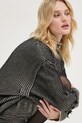 Вълнена рокля с две лица MM6 Maison Margiela черен S62DA0031.M13076