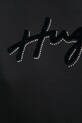 HUGO rochie din bumbac negru 50528569