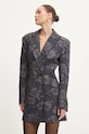 Сукня Rotate 1130601205 сірий AW24