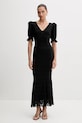 Rotate rochie maxi negru 113071100