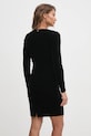 Odzież Calvin Klein sukienka welurowa K20K207483 czarny