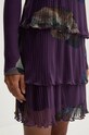 Obleka Desigual PENSEE 24WWVK34 vijolična